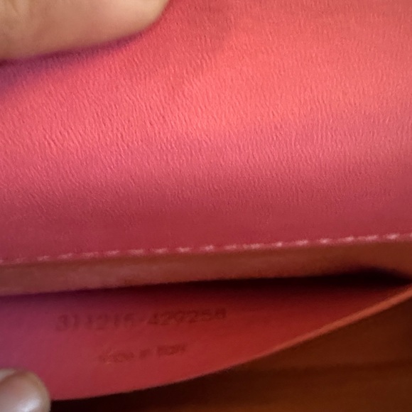 Yves Saint Laurent Vibrant Pink Clutch with Gold Chain/authentic - Picture 11 of 17